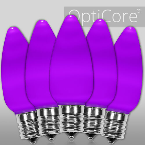 C9 Opaque Purple OptiCore LED Bulbs x25 (Copy)