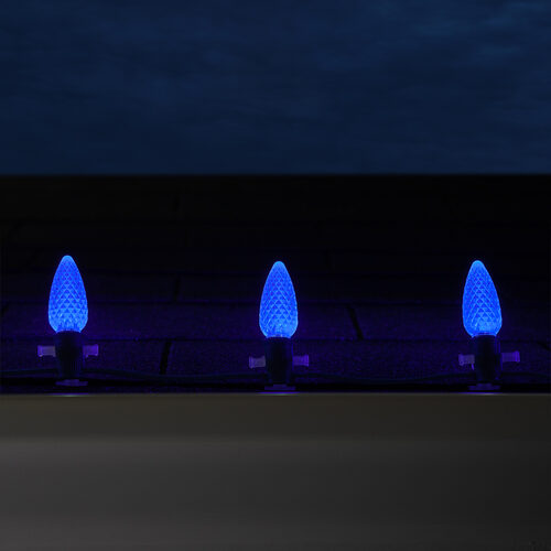 C9 Blue Crystal OptiCore LED Bulbs x25