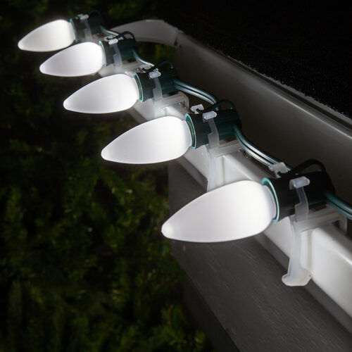 C9 Opaque White OptiCore LED Bulbs x25