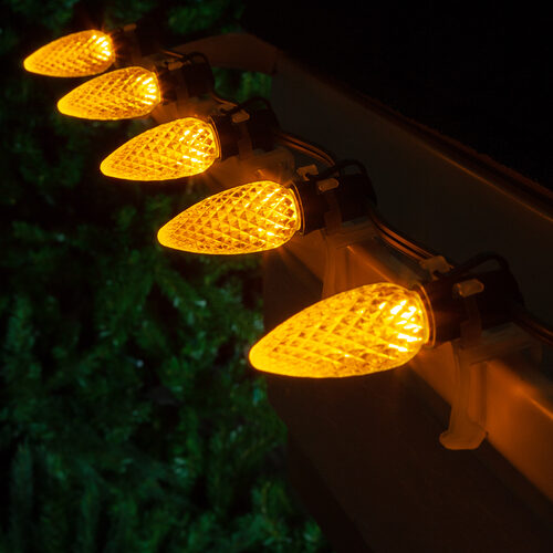 C9 Gold Crystal OptiCore LED Bulbs x25