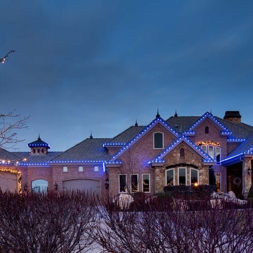C9 Blue Crystal OptiCore LED Bulbs x25